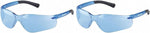 MCR Safety safety glasses side profile showing temple design
