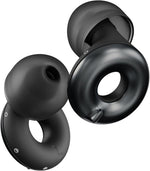 Loop Switch 2 adjustable ear plugs front view in black
