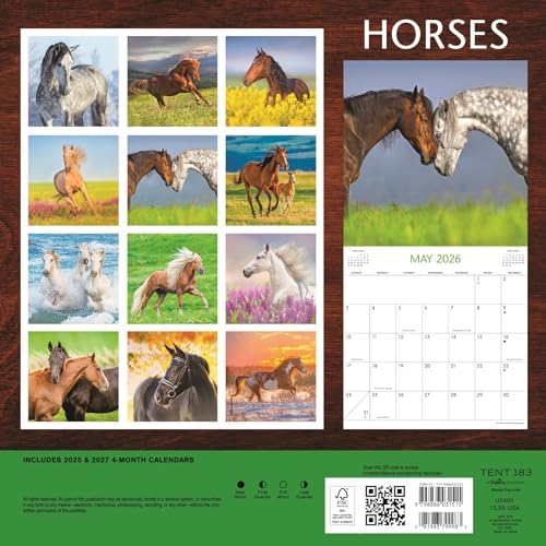 White Horse 2026 Wall Calendar - Image 3