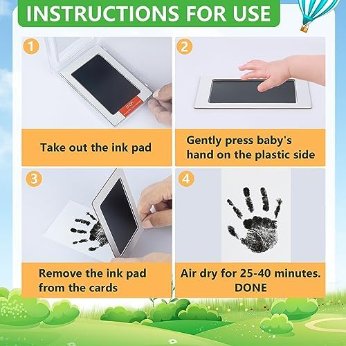 Safe non-toxic dog paw print kit being used on a puppy for a keepsake memory