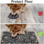 Usnfhcaw Pet Food Mat waterproof floor protection
