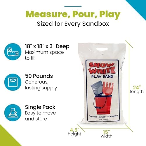 U.S. Silica play sand in a sensory activity table