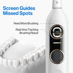 Usmile Y10 PRO toothbrush replacement brush heads showing the high-density bristles configuration.
