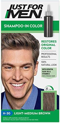 Just For Men Light Medium Brown shade number 3 packaging details