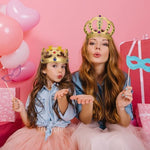 Lightweight adjustable foam birthday crown set
