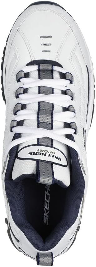 Skechers Men's Energy After Burn leather upper and ghillie lace detail