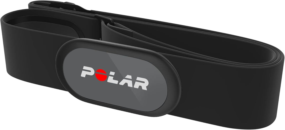 Polar H9 heart rate sensor front view chest strap