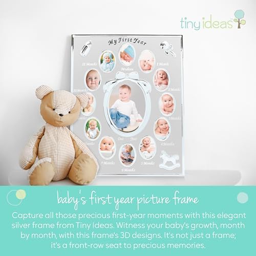 Tiny Ideas twelve month baby keepsake frame with monthly photo slots