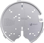 Ubiquiti Networks U-PRO-MP professional mounting bracket front view showing labeled holes