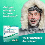 Travel-friendly Oracoat FreshMelts packaging for on-the-go use