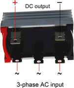 Fielect Bridge Rectifier Diode 50A 1000V Three Phase Bridge Rectifier Module for SQL-50A Model 1Pcs - Image 6