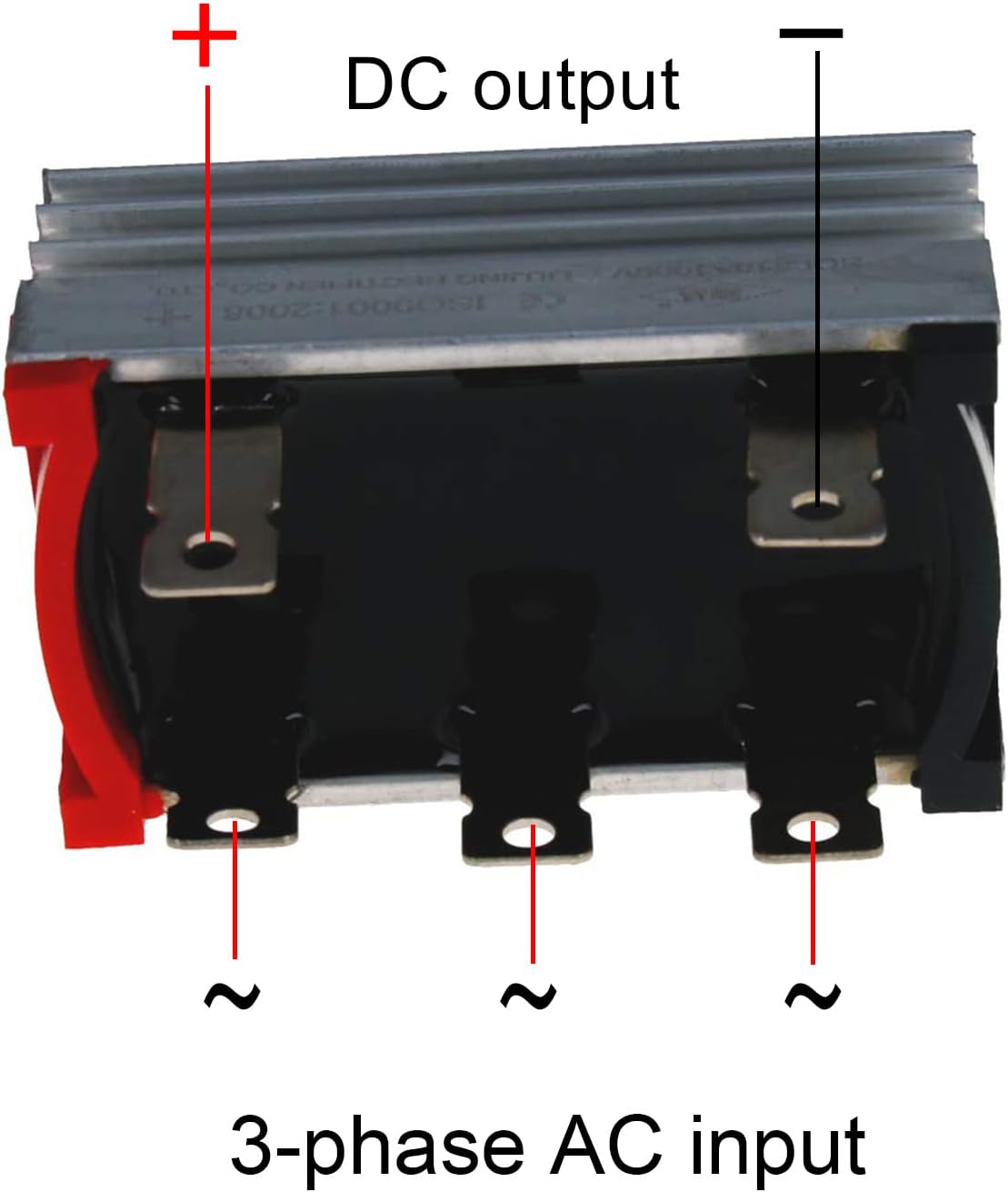 Fielect Bridge Rectifier Diode 50A 1000V Three Phase Bridge Rectifier Module for SQL-50A Model 1Pcs - Image 6