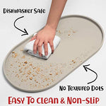 DogBuddy silicone pet mat flat layout top view