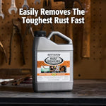 Rust-Oleum rust remover bottle label details