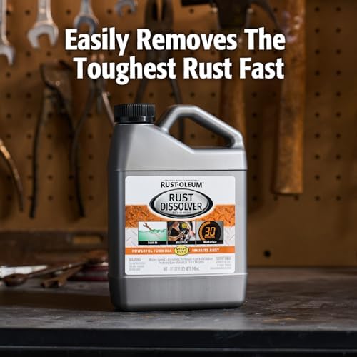Rust-Oleum rust remover bottle label details