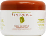 Syntonics Shea-Coconut Light Moisturizing Creme 8 Fluid Ounces jar front view daily hair treatment