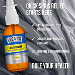 Sovereign Silver colloidal silver nose mist bottle with fine spray applicator nozzle exposed