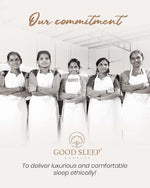 Authentic USA imported luxury bedding packaging for Good Sleep Bedding flat sheet.