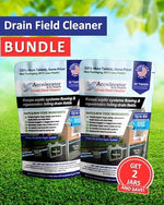 Dr Pooper drain field cleaner bundle for aerobic and anaerobic systems