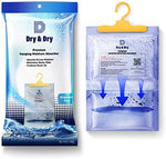 Dry & Dry dehumidifier bags for basement and laundry room humidity control.