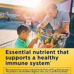 Nature Made dl-Alpha Vitamin E 180 milligram packaging highlighting immune health benefits.