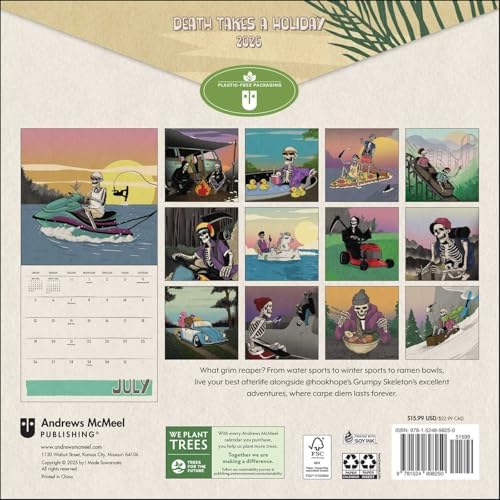 Death Takes a Holiday 2026 Wall Calendar - Image 3