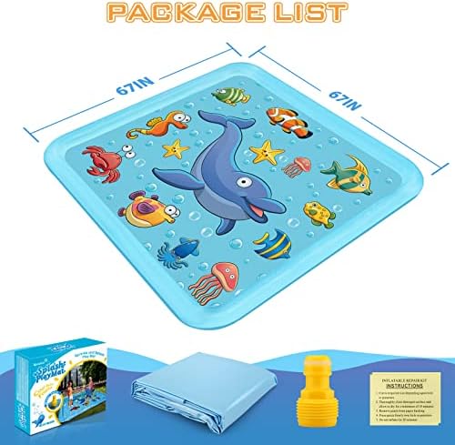 Growsland brand packaging for the certified safe summer water toy backyard lawn game