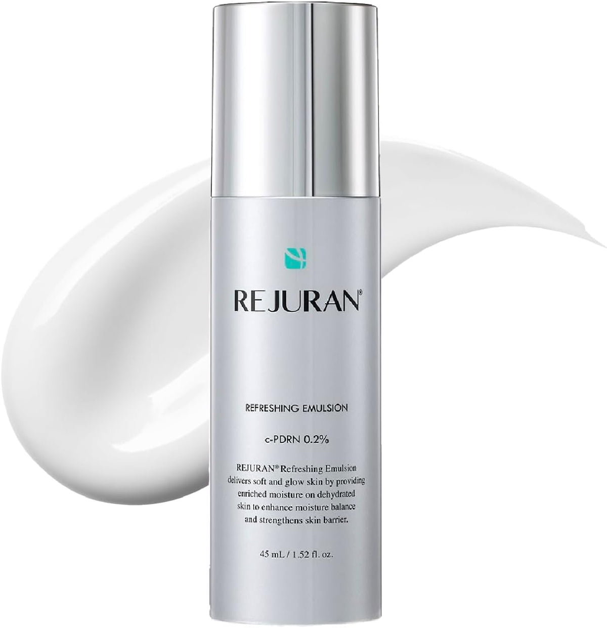 Rejuran Refreshing Emulsion Salmon DNA facial moisturizer front view