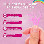 Family size 300 count package of fruit flavored dental flossers
