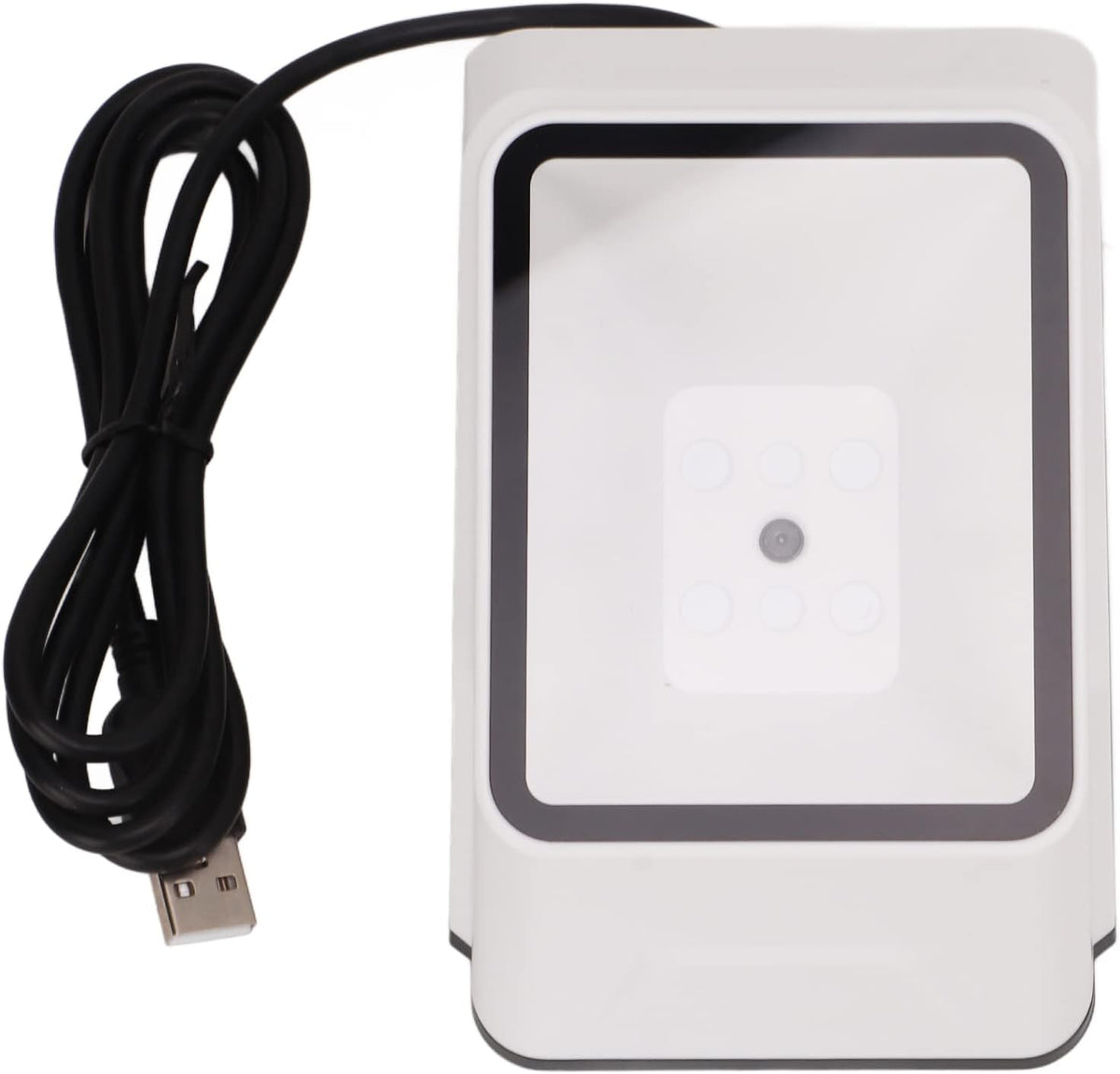 Barcode Scanner, Desktop Barcode Scanner, 1D 2D Ultra Decoding Quick Response Automatic QR Scanner 5VDC USB for Mobile Payment, Barcode Readers - Image 9