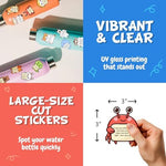 Close up of Puraesla inspirational animal sticker designs