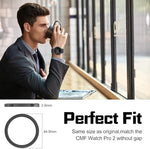 Premium scratch resistant smartwatch accessory components detail view