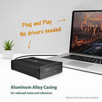 Vantec USB three point zero external enclosure side profile sleek metal design