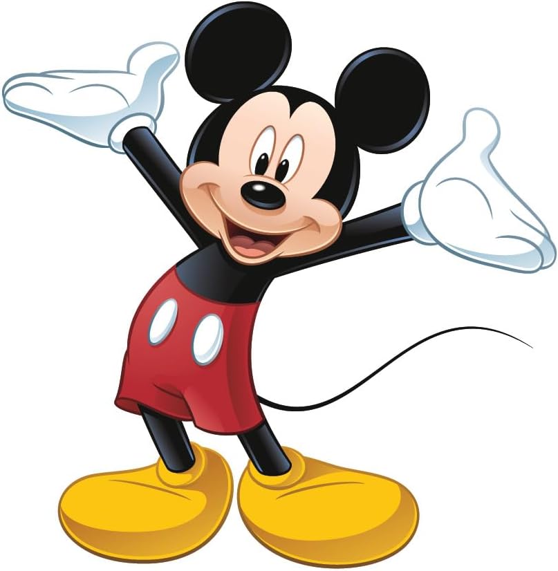 RoomMates Disney Mickey Mouse giant peel and stick wall decal front view