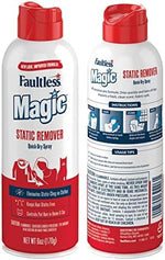 Faultless Magic Static Remover 6 ounce aerosol cans for clothing cling.