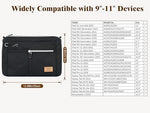 TiMOVO protective case interior detailing the thickened soft plush lining for scratch resistance.