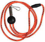 Fox 40 Sonik Blast pealess whistle with attached breakaway neck lanyard