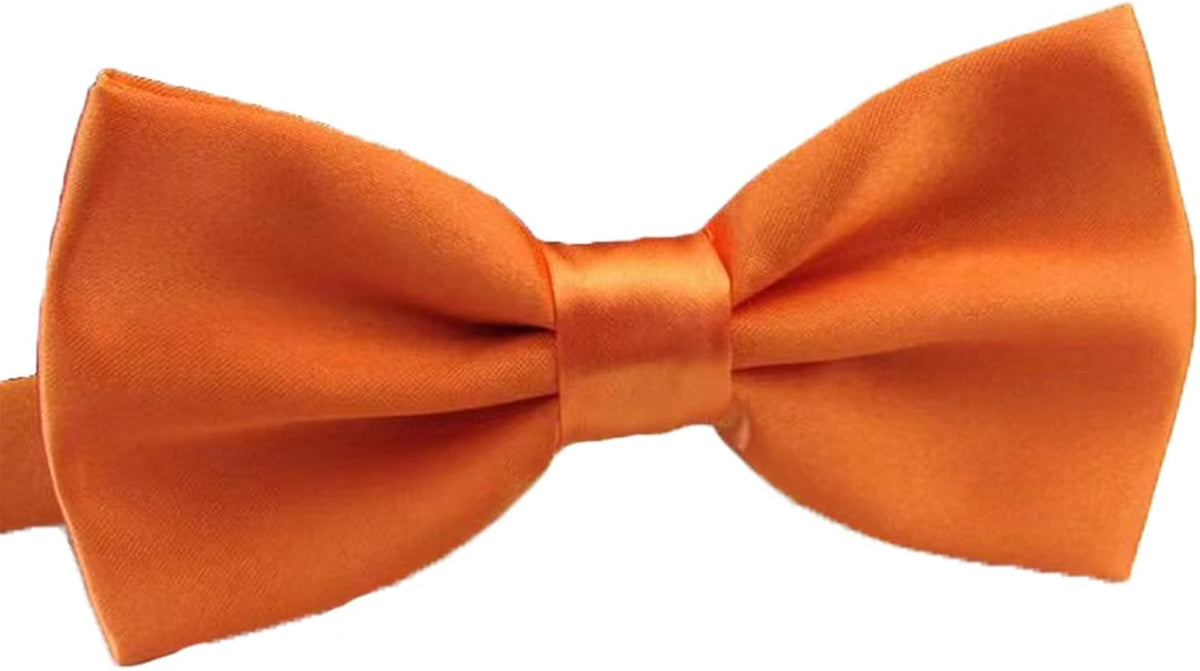 SURVODJA Men Bow Tie Adjustable Length Wedding Male Fashion Boys Satin Bowties - Image 15