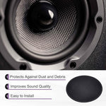 Speaker coil protection dome paper cap