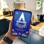 Astonish brand heavy duty grime remover paste for Pyrex and stovetops