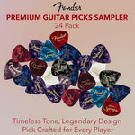 Fender Premium Picks Sampler - 24 Pack Includes Thin, Medium & Heavy Gauges - Image 3