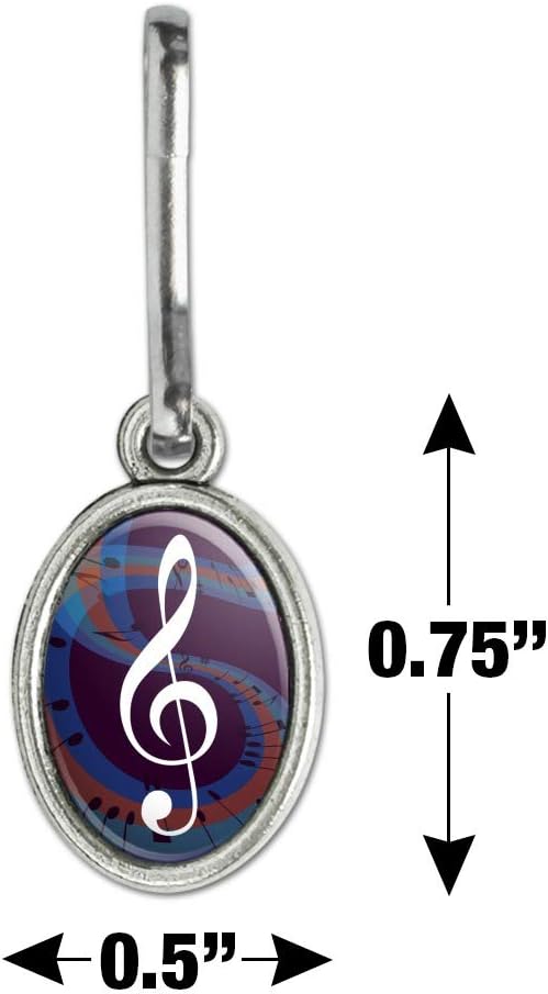 Graphics And More decorative zipper pull accessory on backpack