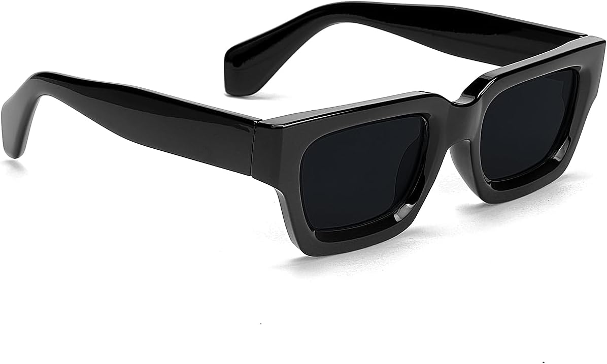 GFUIARA Trendy Square Sunglasses for Men Women Fashion Thick Rectangle Sun Glasses UV Protection Shades Designer Style - Image 9
