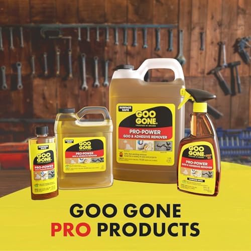 Goo Gone fast working residue cleaner bottle with spray nozzle