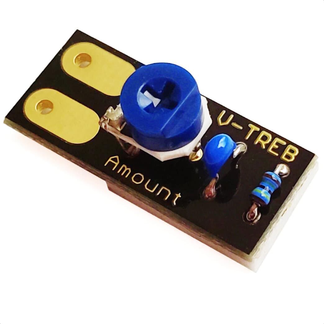 Precision Music Technologies V-Treb variable treble bleed circuit front view component