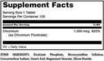Amazing Nutrition Chromium Picolinate high absorption tablets for efficient macronutrient breakdown.