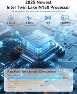 ADREAMER 2 in 1 Tablet Laptop connected to its detachable backlit keyboard in full mini laptop configuration.