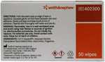 Back of Uni-Solve 50 count box showing ingredients and usage instructions