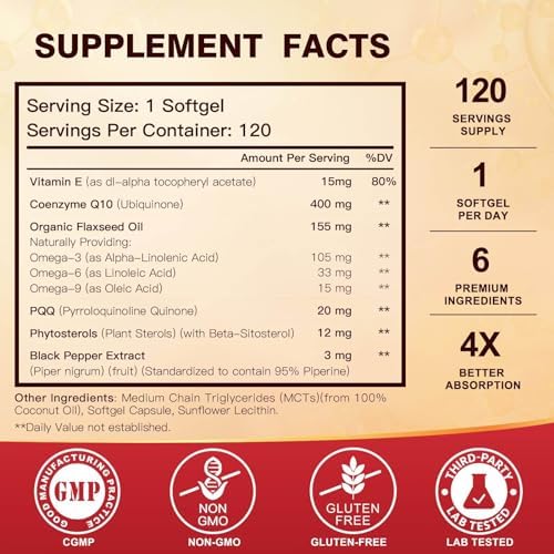 DrFoster Coenzyme Q10 and PQQ capsules for mitochondrial health and antioxidant defense.