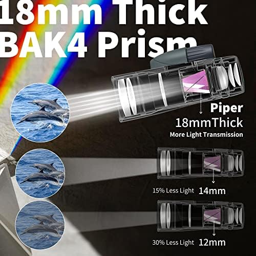 Gosky 12x55 HD Monocular Telescope with BAK4 Prism & FMC Lens, Lightweight with Smartphone Adapter - For Bird Watching, Hunting, Hiking, Traveling - Image 4